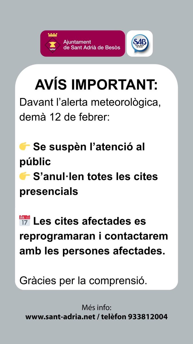 Ajuntament SantAdrià tweet media
