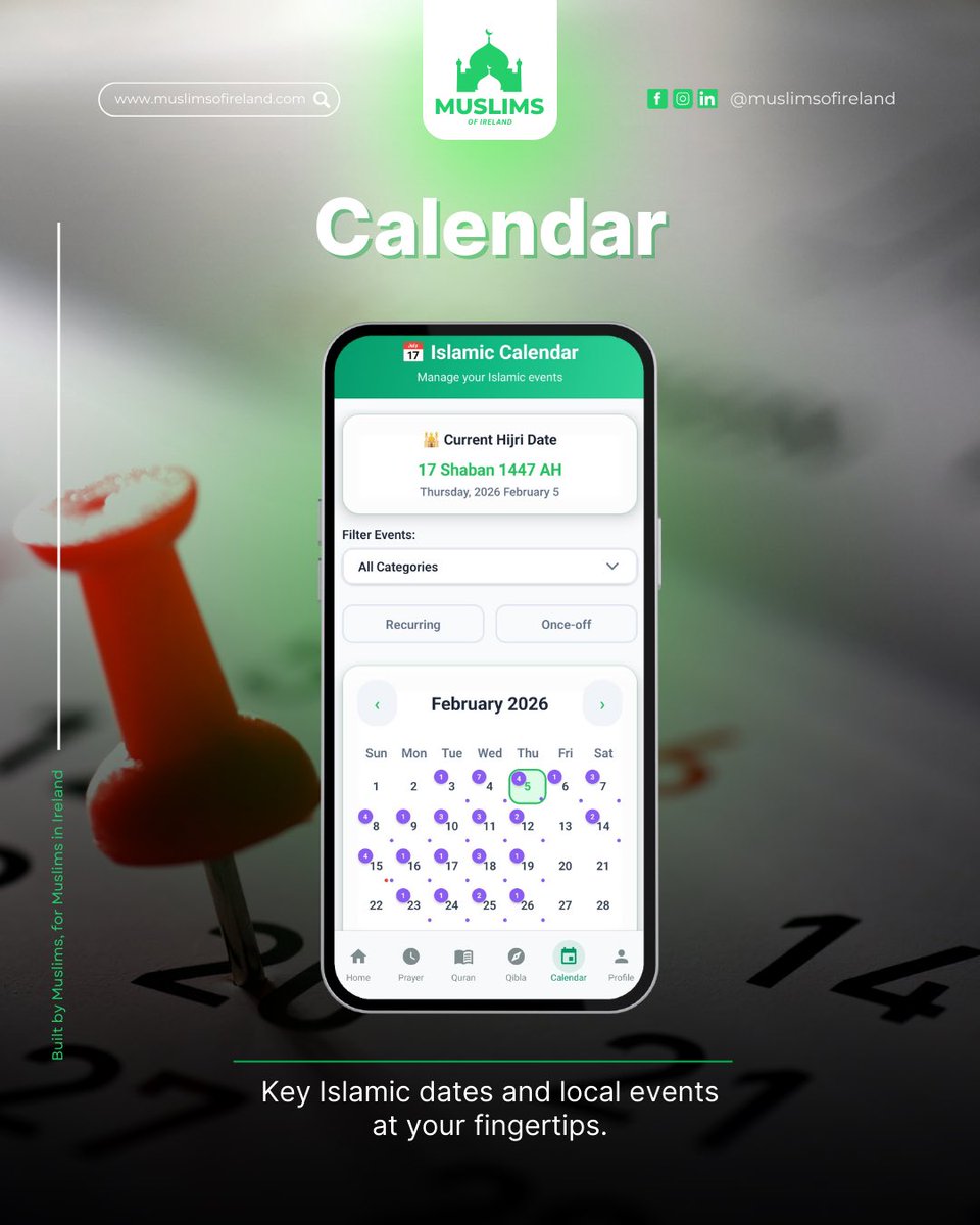 MuslimsofIRE's tweet photo. Everything in one view.

Instead of checking multiple platforms, you can now see what’s ahead at a glance.

Plan your month better. Stay prepared. Never miss what matters to the community.

#MuslimsOfIreland
#IrishMuslims
#MuslimCommunity
#CommunityCalendar
#StayConnected https://t.co/0r1U5CoMTs