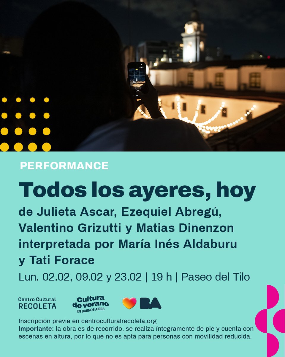 CENTRO CULTURAL RECOLETA tweet media