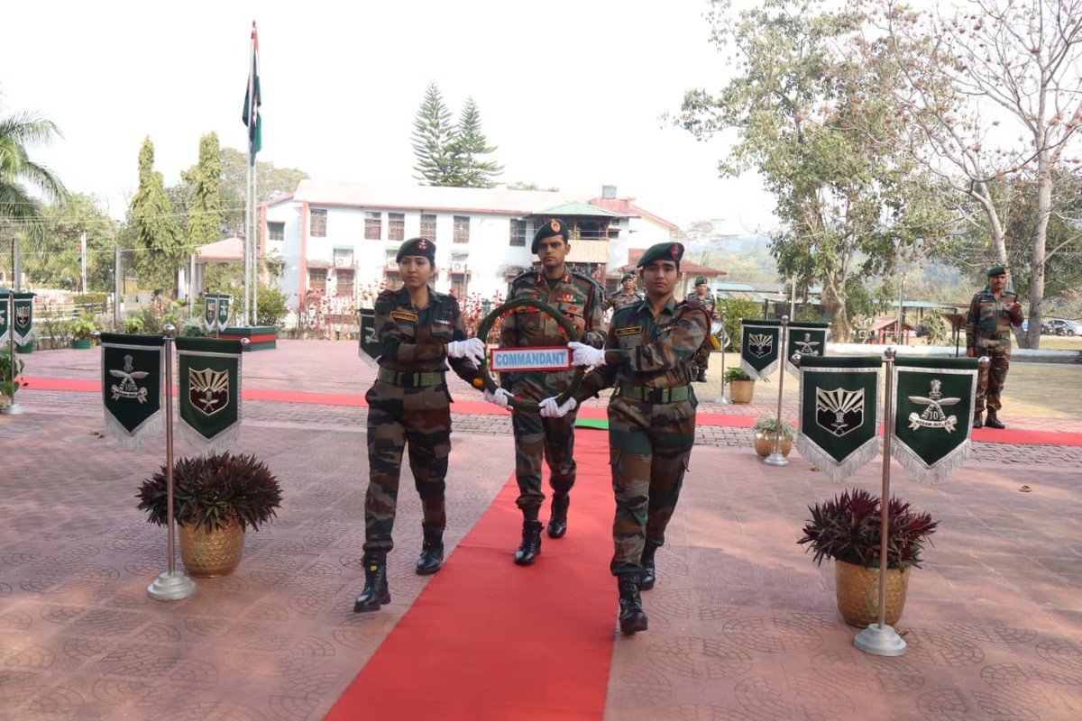 official_dgar's tweet photo. ASSAM RIFLES CONDUCTS SOLEMN WREATH-LAYING CEREMONY IN ARUNACHAL PRADESH
#AssamRifles organised a solemn Wreath-Laying Ceremony at Jairampur on 11 February 2026 to honour the supreme sacrifice of Rfn Kunwar Singh (Late), who laid down his life in the line of duty on 11 February 1971 at Village Longpha, District Mokokchung (Nagaland). His sacrifice reflects extraordinary bravery, and his legacy remains a timeless symbol of honour and devotion to the Nation.

#SaluteToMartyrs #HonourTheFallen #RememberingOurHeroes #MartyrsOfIndia #ForeverInOurHearts #TributeToBravehearts #AssamRiflesMartyrs #HeroesNeverDie #LestWeForget 

@HMOIndia @adgpi @PIBHomeAffairs