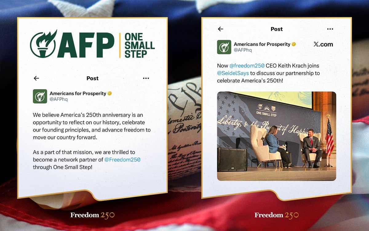 Together, we're honoring our past, uniting our present, and inspiring our future. This is what happens when Americans come together around shared values and a common purpose.