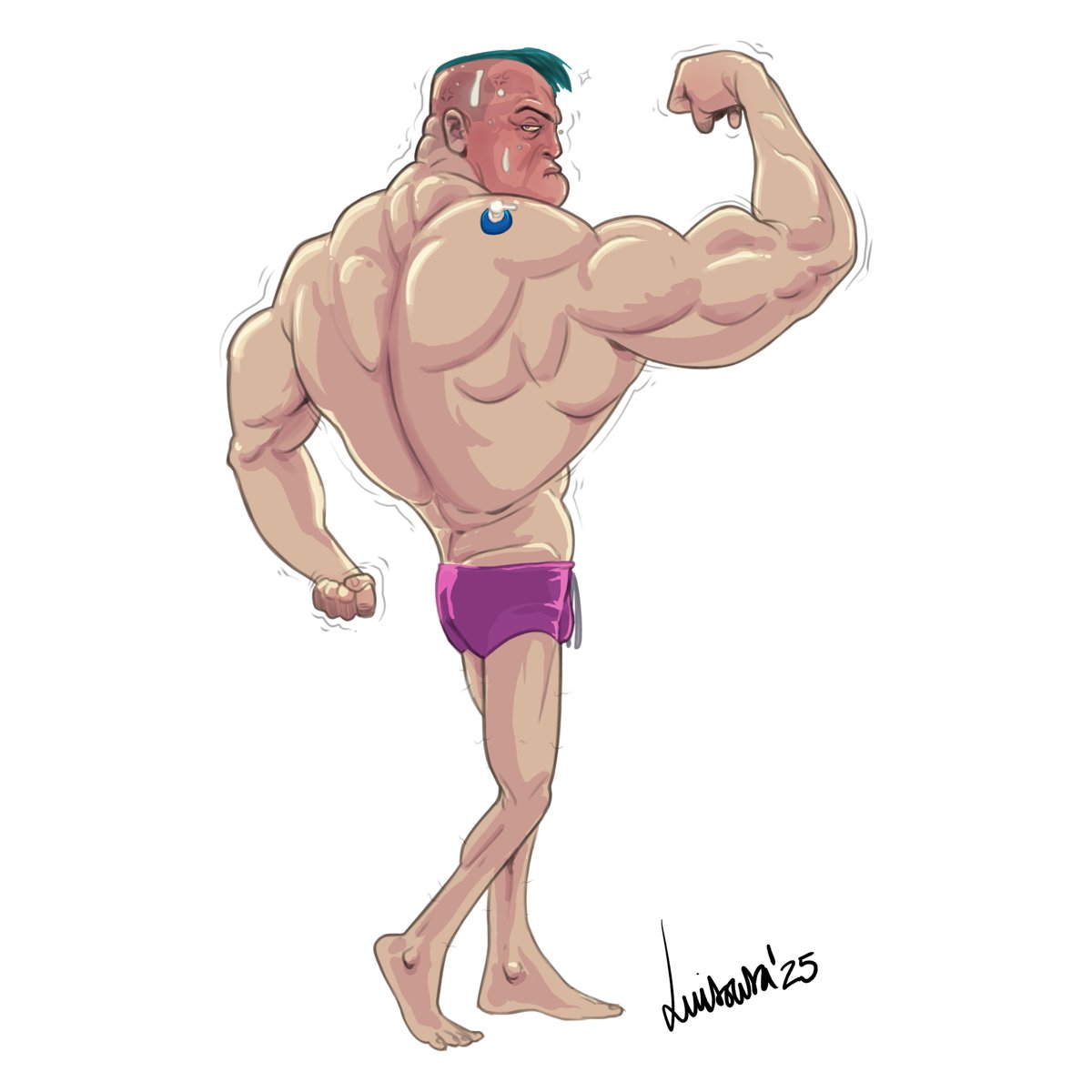 Nothing2say14's tweet photo. The Character Design Challenge from October 2025, Gym Buffs
#wacom #clipstudiopaint
#characterdesignchallenge #conceptart #artistsoninstagram #visdev #illustration #artcontest #characterart #artcommunity #drawing #cdc #dailyart #animationart #characterdesign https://t.co/nzNgPvX0fA