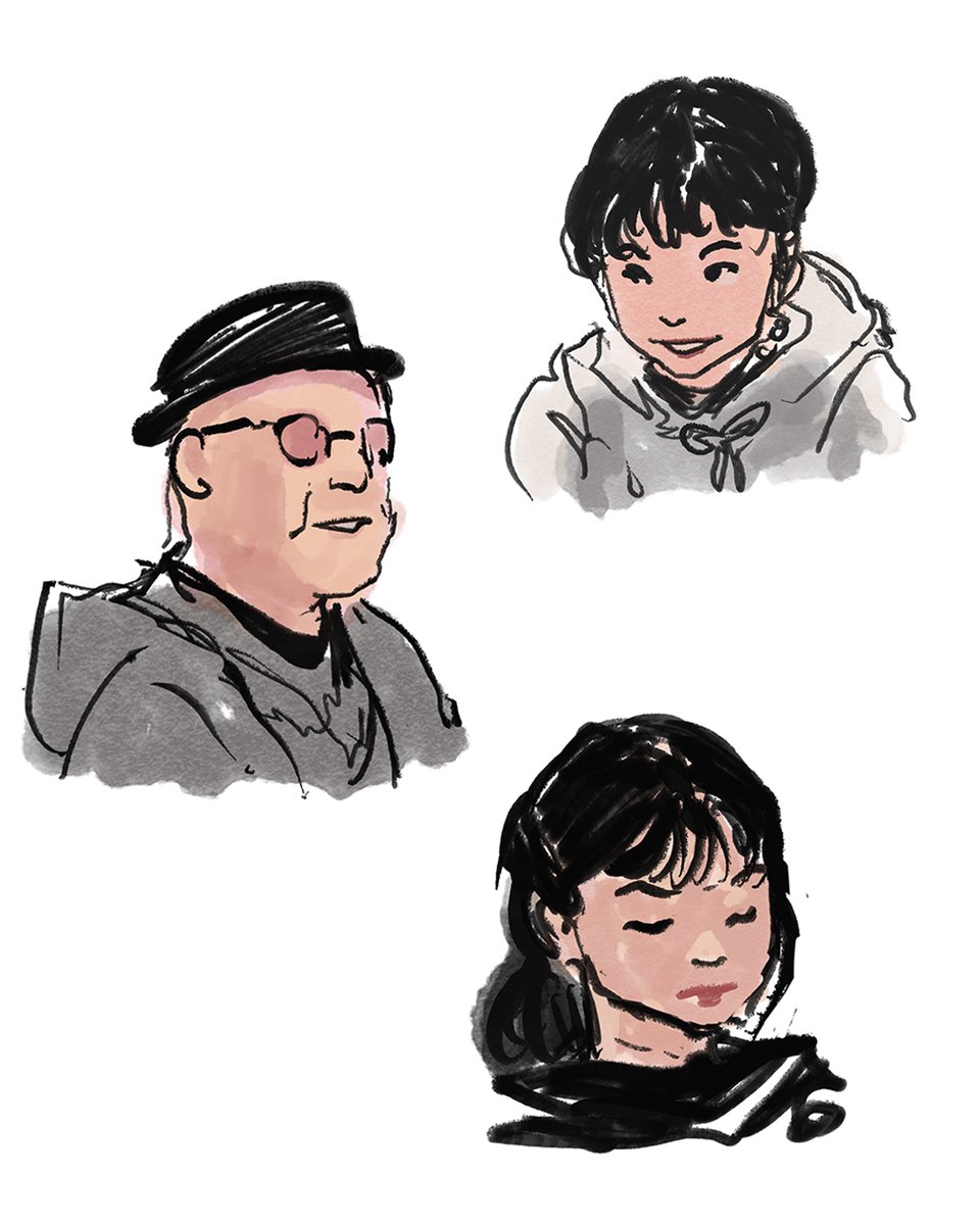 ZenGMonKey's tweet photo. cafe sketches, London to Tokyo. https://t.co/Sblbwq62XU
