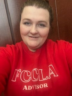 FcclaBotkins's tweet photo. Meet our advisor, Mrs. Meinerding! This #FCSEducatorDay we’re shouting out the FCS educator behind our chapter’s success. Thank you for your guidance, encouragement, and dedication to FCCLA! https://t.co/ZbBBXzImnv