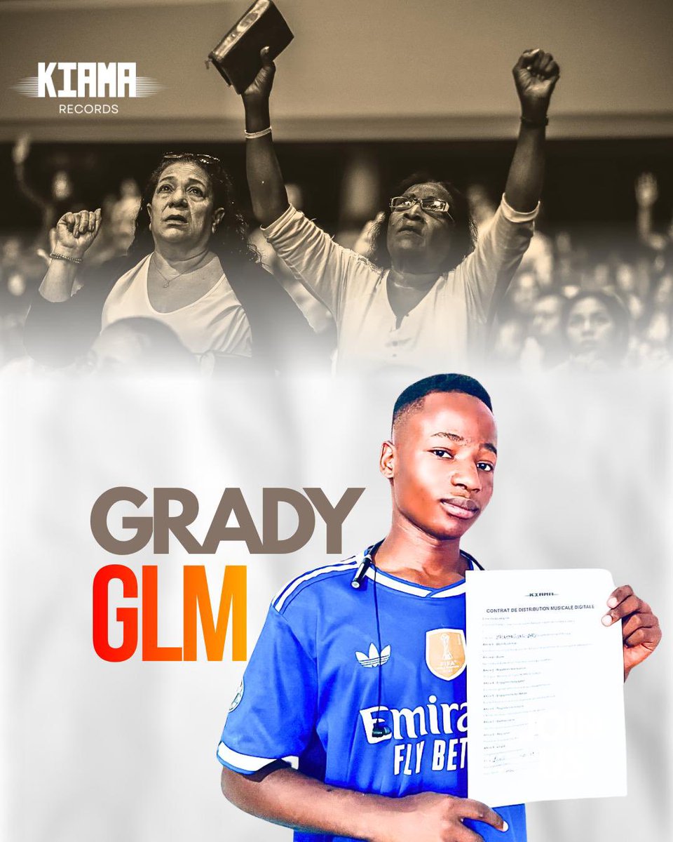 KIAMARECORDS's tweet photo. 📢 Nouvelle signature chez KIAMA RECORDS

Le rappeur gospel GRADY GLM rejoint officiellement le label 🙏🔥

Bienvenue dans la famille !

#KiamaRecords #GradyGLM #NewSigning
#RapGospel #GospelRap #ChristianArtist
#MusicLabel #NewChapter #AnnonceOfficielle #gradyglm https://t.co/gPAQjCME5t