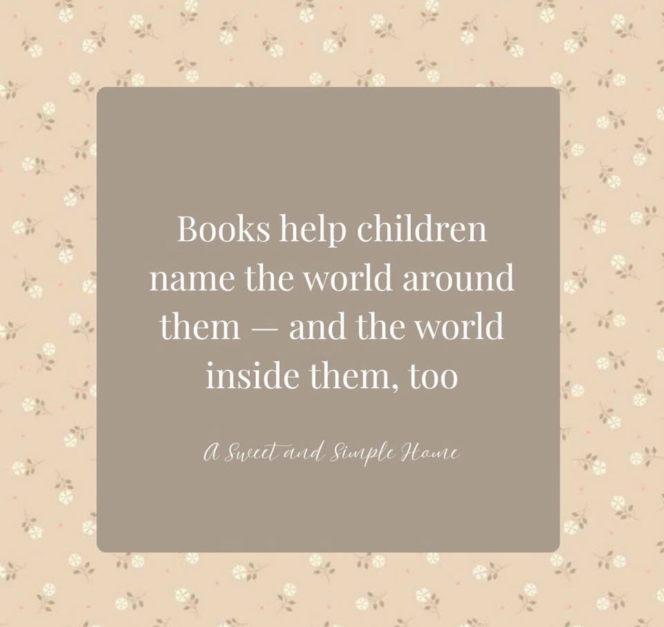 Reading with our child isn't just about brain growth, vocabulary, and bonding. Books can be a powerful tool for naming, understanding, and processing emotions. 📚💕

Graphic from @asweetandsimplehome

#DoTheBasics #MaximizeLoveManageStress #ReadAndDiscussStories