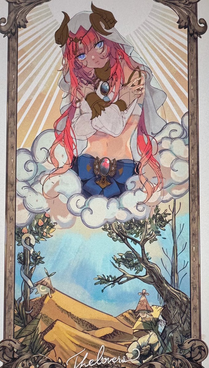 ネル(原神) 「ちまちま描いてる」|nima𓅪5/3超神の叡智のイラスト