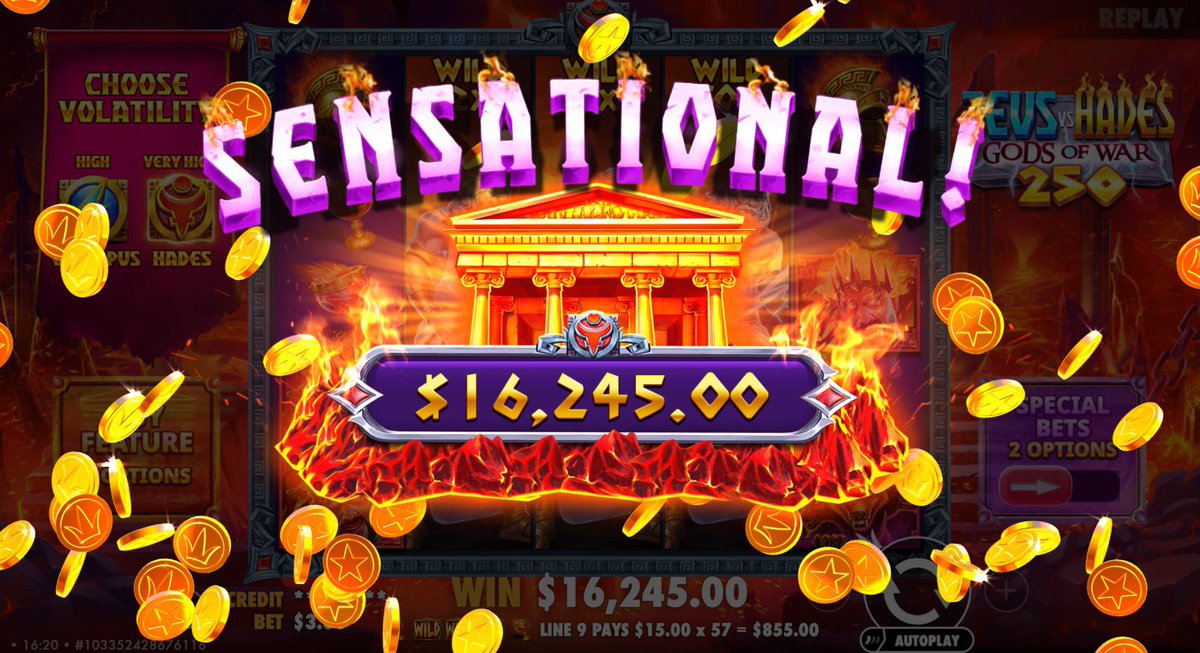 MetaWinner ‘a000bb46’ just turned $3 into over $16,000 playing Zeus vs Hades Gods of War on metawin.com! 🔱

To celebrate his 5,415X we are GIVING AWAY $400 to 1 person who comments the correct number between 0-99 below!