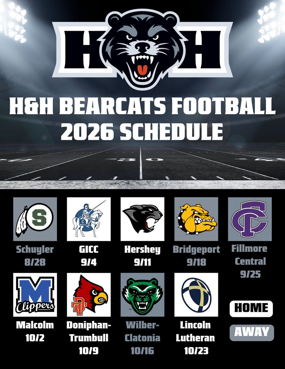 HHBearcatsFB's tweet image. Our inaugural season schedule is here. #KeepClimbing