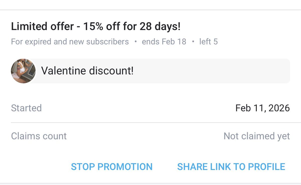 msfunsizeee's tweet photo. Valentines deal for next 5 subscribers !! https://t.co/h5wiPGg4lj https://t.co/argmUO5ydG