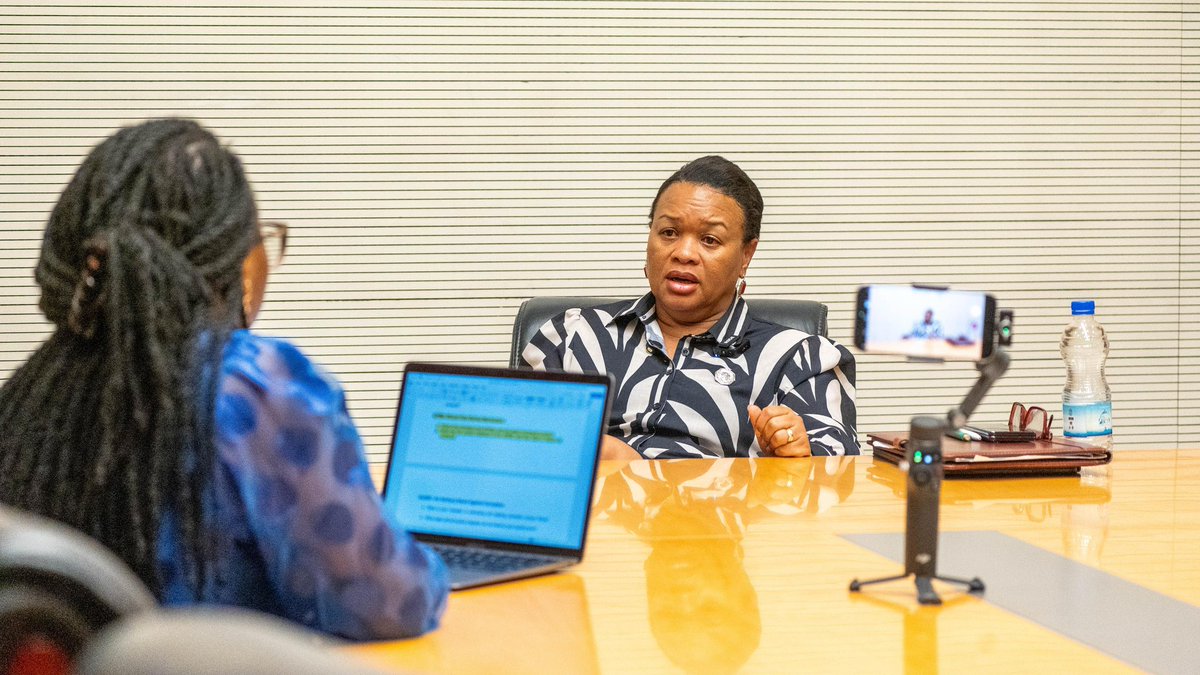 APRM_MarieRose's tweet photo. I am always inspired to engage with young people who are committed to communicating the work we do and inspiring their peers to engage and participate meaningfully, especially in high-level spaces such as the ongoing #AUsummit in Addis Ababa.

This is how we shape the #AfricaWeWant,  by owning our narrative and telling Africa’s story ourselves.