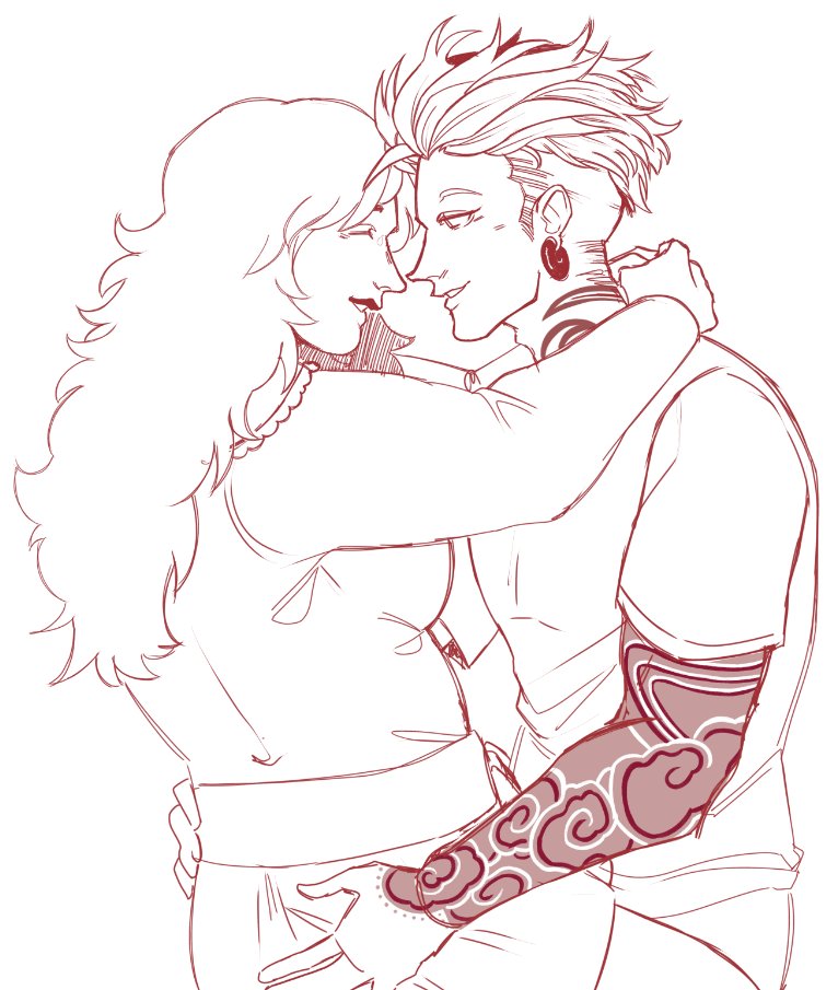 Bee_Sparda's tweet image. 🌂🐝 - What i would give for an eternity with you 💛

@ PBMan_Crane sketch 🎨