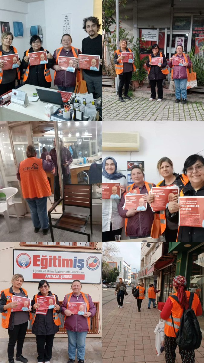 Bugün Antalya LÖSEV ailesi olarak Ramazan dönemi için sahadaydık. Bilinçlendirme çalışması yapıp muhtarlık ve sağlık ocağı ziyaretleri gerçekleştirdik. Dayanışma büyüyor. <a href="/losev1998/">LÖSEV</a> <a href="/ustunezer/">Dr. Üstün EZER</a> <a href="/hulya_unver/">Hülya ÜNVER</a> <a href="/julidearifoglu/">Dr.Julide Arifoğlu</a> <a href="/BusraGungorSHU/">Büşra Güngör..</a> <a href="/losante/">LÖSANTE</a>