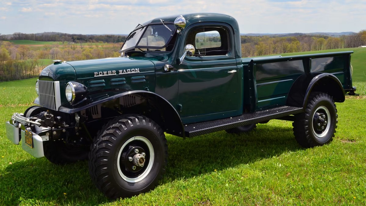 motorizm3's tweet image. 1952 Dodge Power Wagon Pickup
#PowerWagon #DodgePowerWagon #Dodge #Mecum #Motorizm