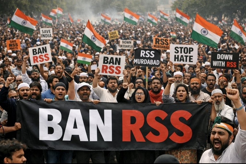 Preet_Ahru's tweet image. 🔴 Do you support banning the RSS in India ?

○ YES 
○ NO