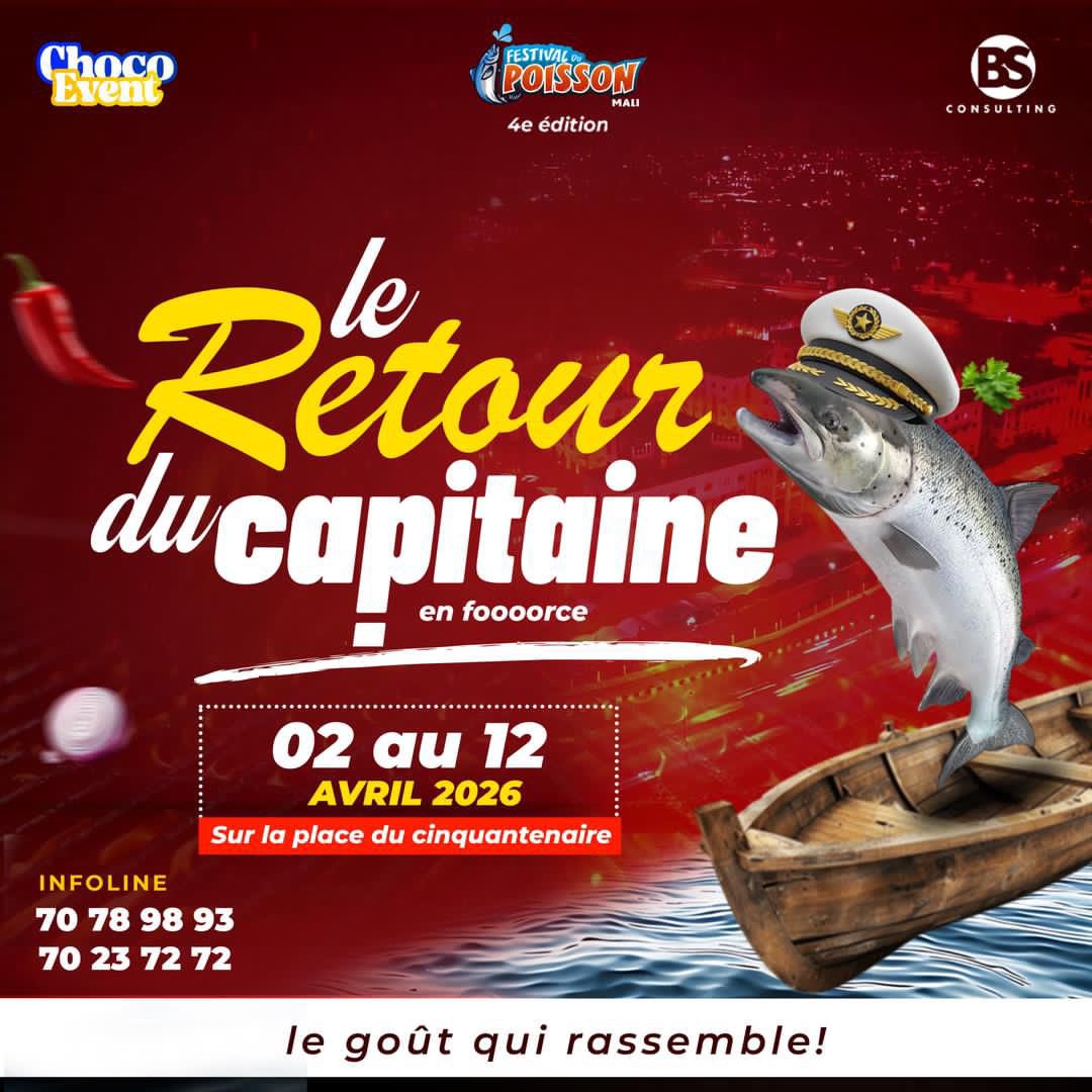 🔥 FESTIVAL POISSON 4EME ÉDITION ! 😎 Awoo, c'est reparti pour 10 jours de folie avec Tane Choco et son équipe ! 🐟 Rendez-vous du 02 au 12 avril sur la place du Cinquantenaire pour un festival unique ! 🎉 

#FestivalPoisson #Okeledoevents