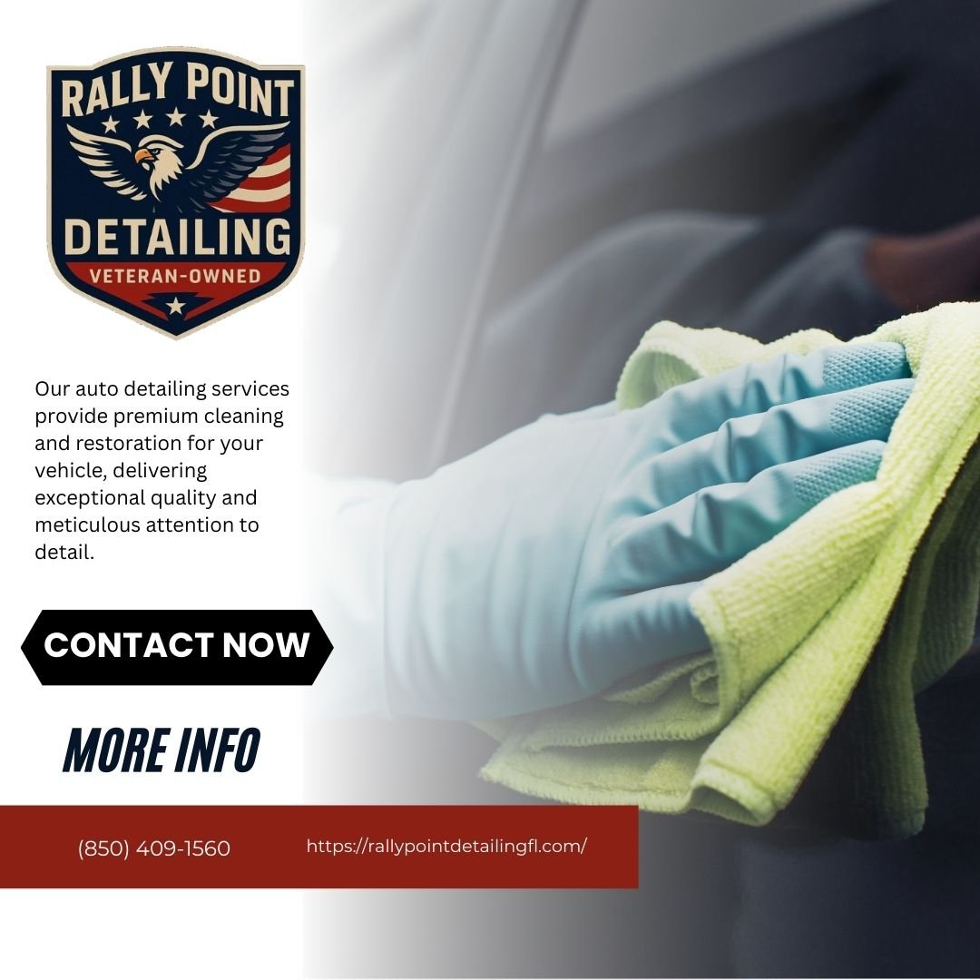 rallypointauto's tweet image. We know how to protect your vehicle's exterior from harsh elements. Our exterior detailing services use top products to keep your paint flawless. Schedule your next service with us now! #ExteriorDetailing
rallypointdetailingfl.com/detailing-serv…