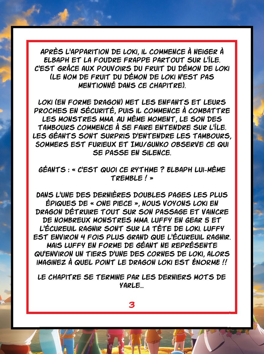 OPspoiler_'s tweet photo. #ONEPIECE1174 

🚨 SPOILS COMPLETS 🚨 https://t.co/MtNNCf7xvY