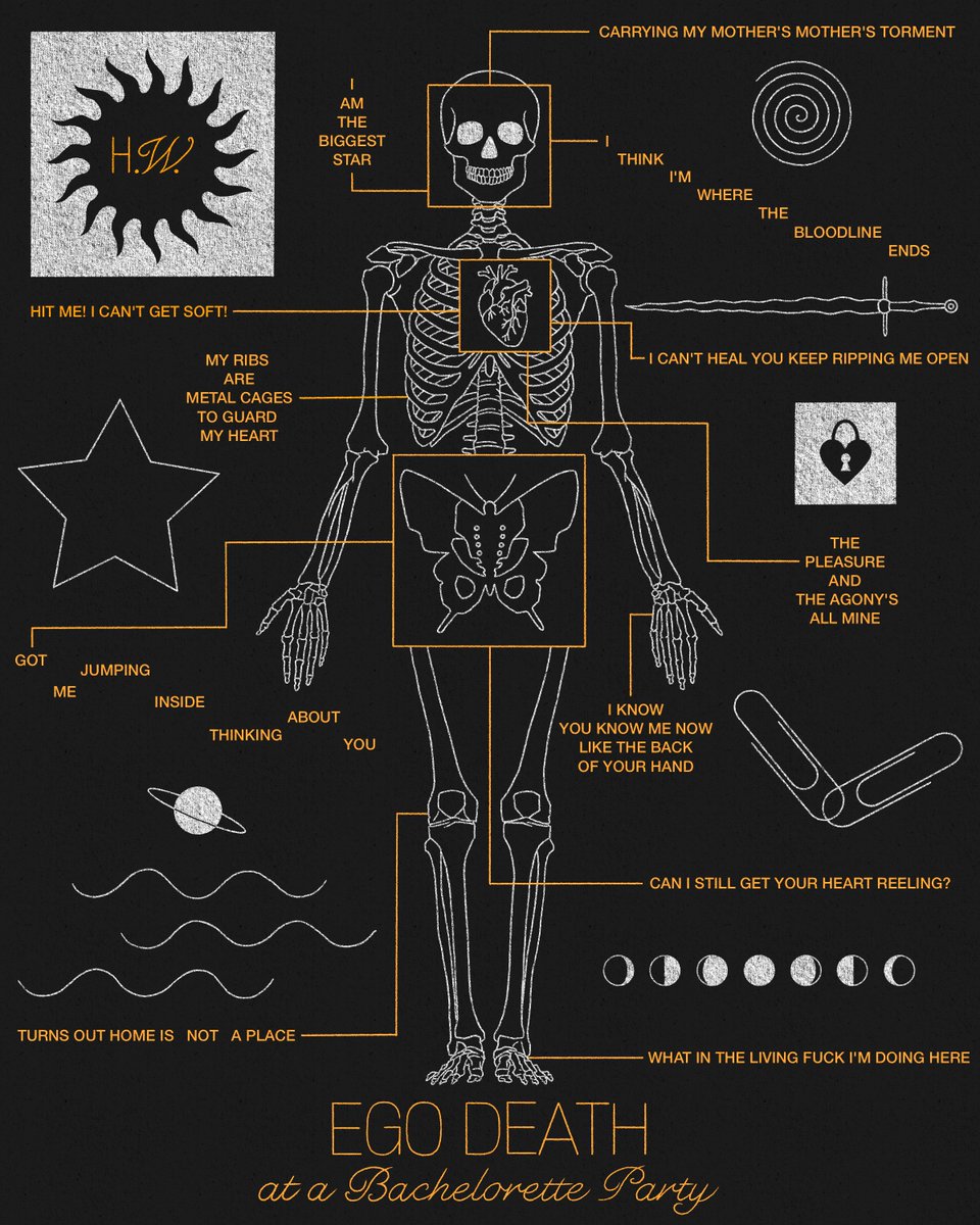 ego death at a bachelorette party chart 🩻⭐️🫀🗡️