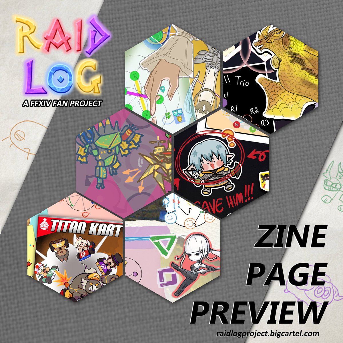 RaidLog Project (FFXIV Fan Zine) tweet media