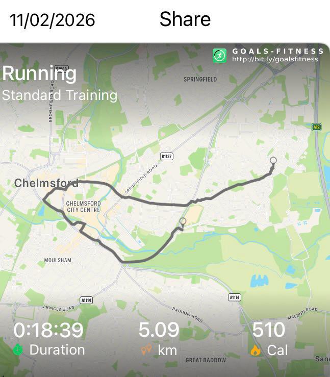 TobyRobins82958's tweet image. Fastest 5k of the year so far and an upper body S&amp;amp;C circuit session 
#gettingfitter #faster #stronger