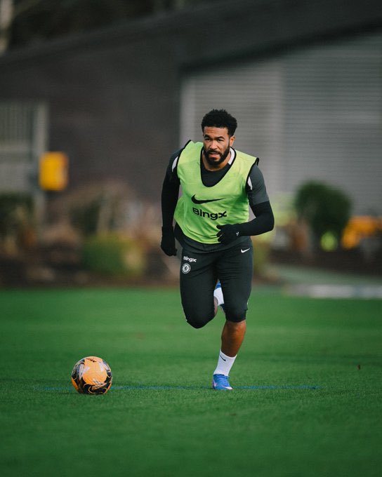 AttackAlgorithm's tweet image. Reece James is back in training 💪