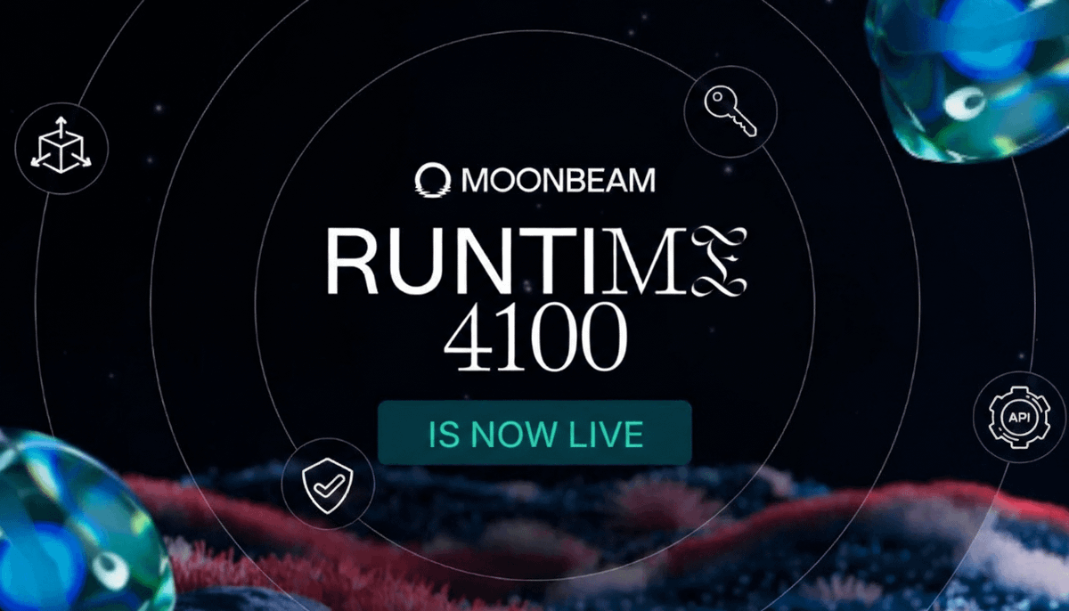 MoonbeamNetwork's tweet photo. Runtime 4100 is now live across Moonbeam networks.

This release introduces key runtime improvements and protocol refinements across Moonbeam, Moonriver, and Moonbase Alpha.

👉 Following the upgrade, Runtime 4101 and 4102 were deployed as hotfixes in response to bugs identified through the Moonbeam Foundation’s bug bounty program.

Collators should ensure they’re running the latest supported client version to keep network operations smooth. ✅

More stable. More resilient. Moving forward.