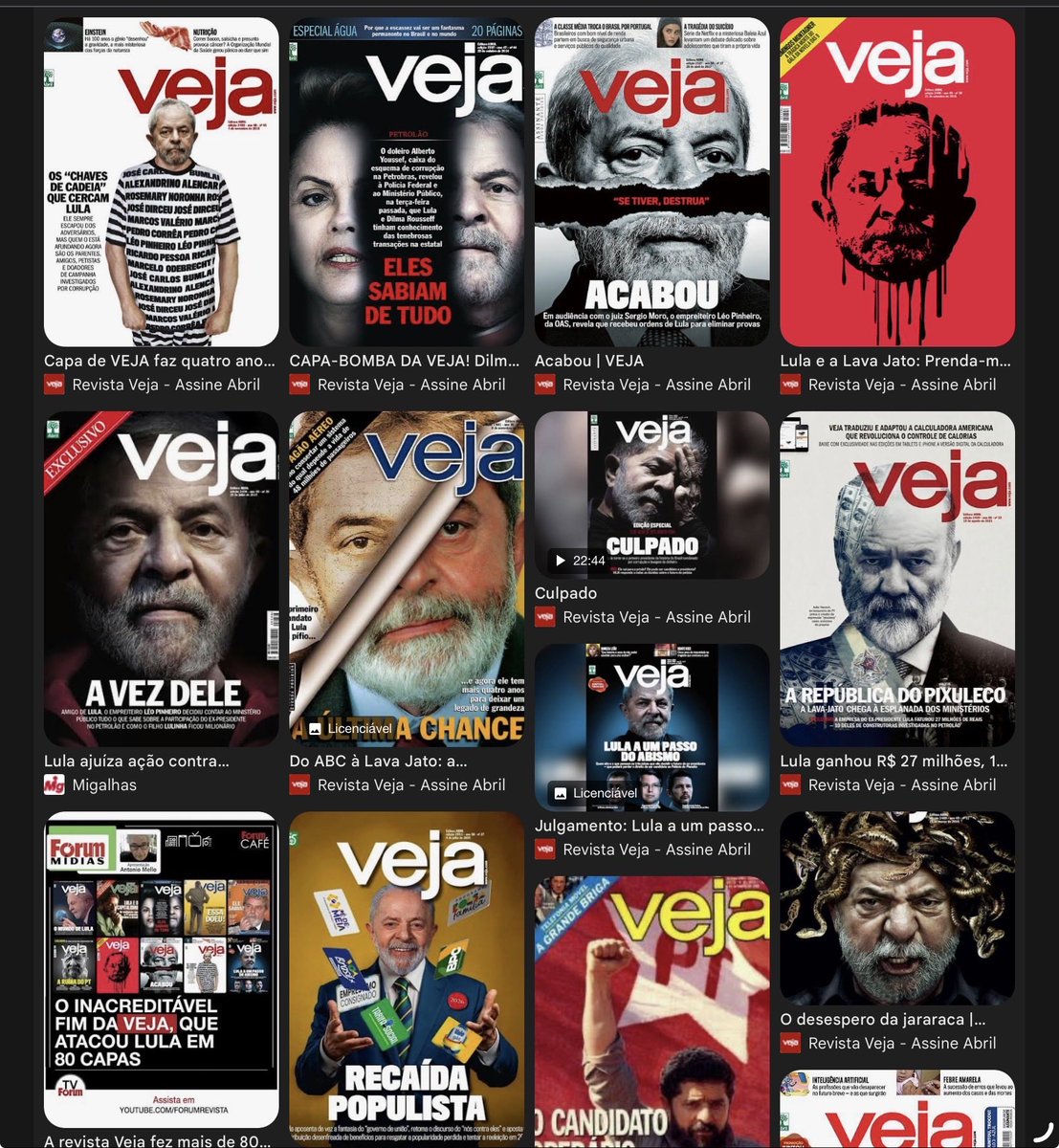 A credibilidade da Veja.