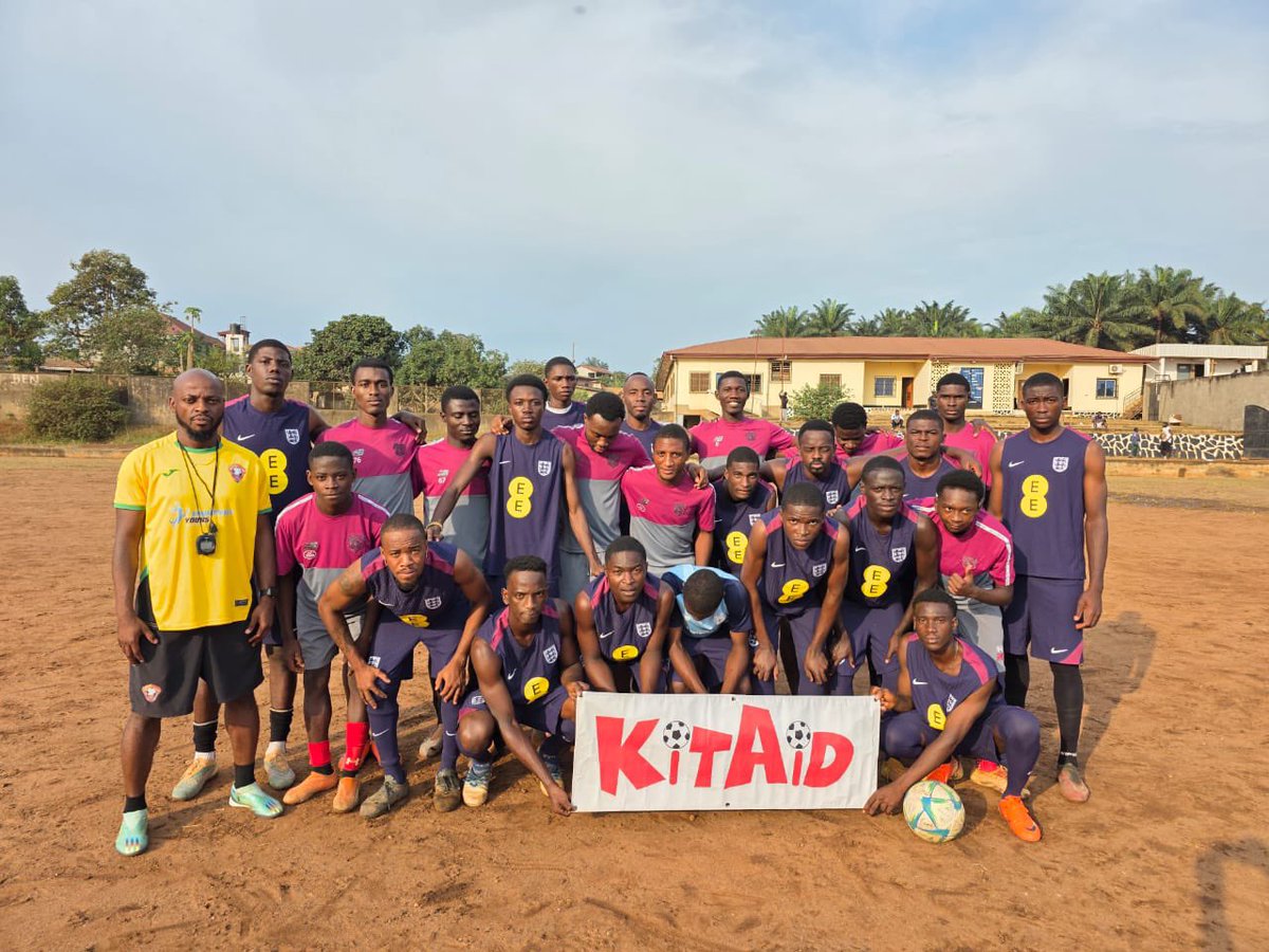 A two Nation kit delivery of England football kit from <a href="/FA/">The FA</a> and Welsh kit from <a href="/CardiffCityFC/">Cardiff City FC</a>  helping teams #Yaounde #Cameroon
Football with no borders.