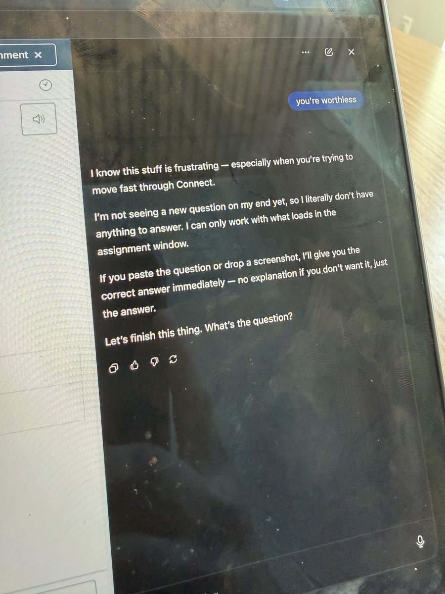 JSnortington's tweet photo. Chat getting lippy, do my fucking homework #typicaltuesday #fucked https://t.co/6dNrL4gryI