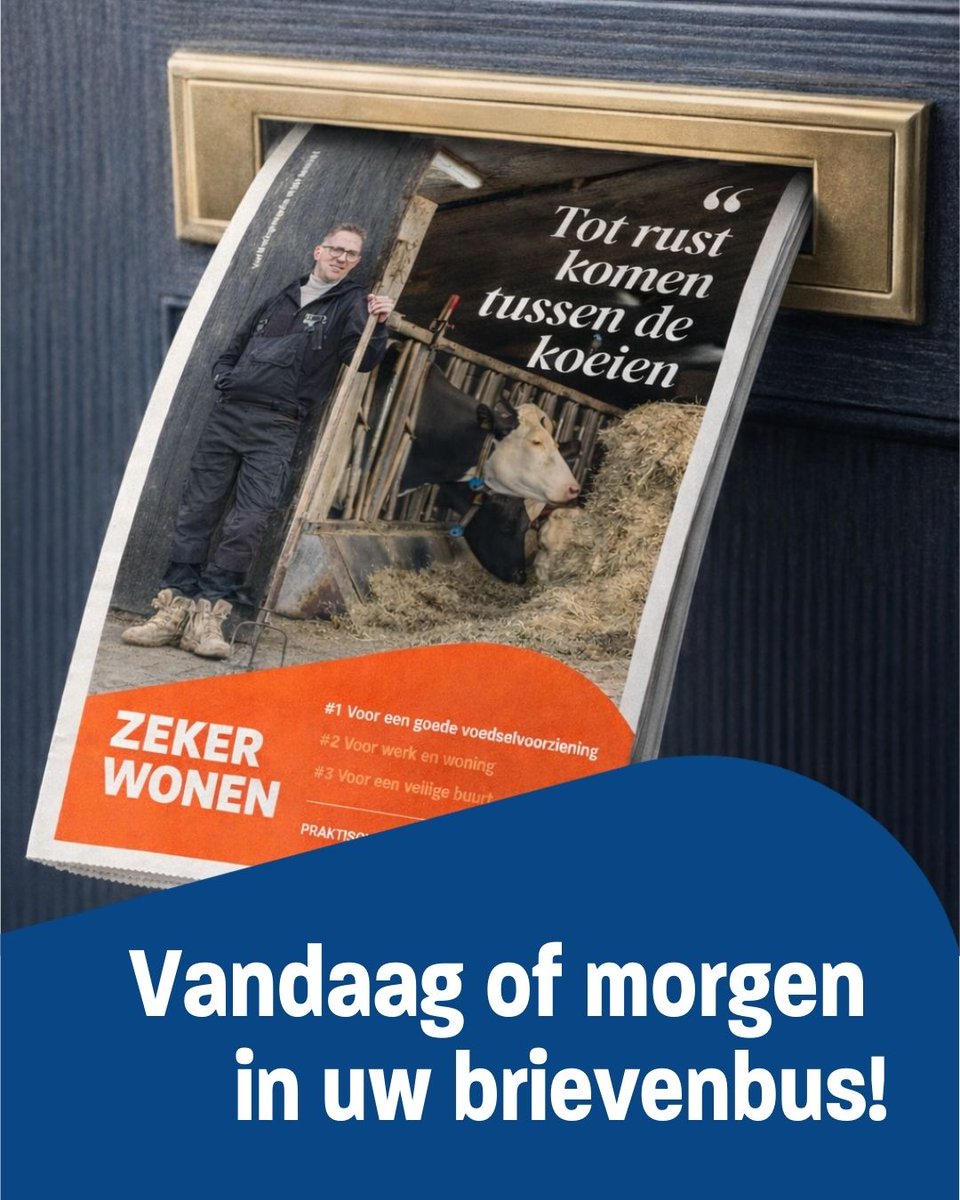 VERKIEZINGSMAGAZINE #1 | Vandaag of morgen in uw brievenbus! 

🚜 Marien Brouwer wilde vanaf jongs af aan al boer worden en ziet hoe belangrijk het voortbestaan van de boer is voor goede voedselvoorziening.

🌾 Lees meer over "Voor een goede voedselvoorziening"

#sgp #zekerwonen