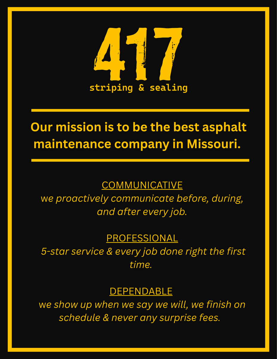 We're not there yet, but we will be the BEST!

I'm including our mission statement in my email signature, and adding this page to large proposals.