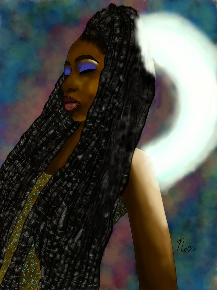 A throw back and how I draw black women