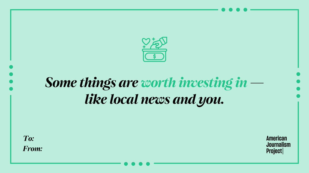 American Journalism Project tweet media