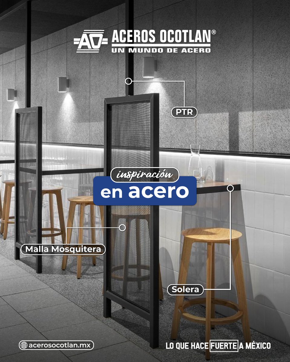 El acero va más allá de su función: define estilo y presencia. 🔩✨
Su capacidad de adaptación da vida a espacios firmes, modernos y con identidad propia. 🏗️🖤
Inspírate en su fuerza visual y estructural para elevar cada proyecto a otro nivel. 💥💪

#AcerosOcotlán