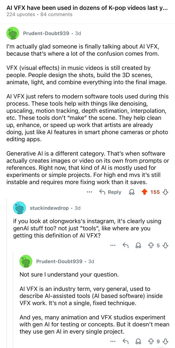 สรุปแล้วolongworks ใช้ genAI ทำงานเหรอ ชั้นเชื่อเมนท์นี้มาสามวันว่าคนละเไ 🫣

reddit.com/r/kpopthoughts…