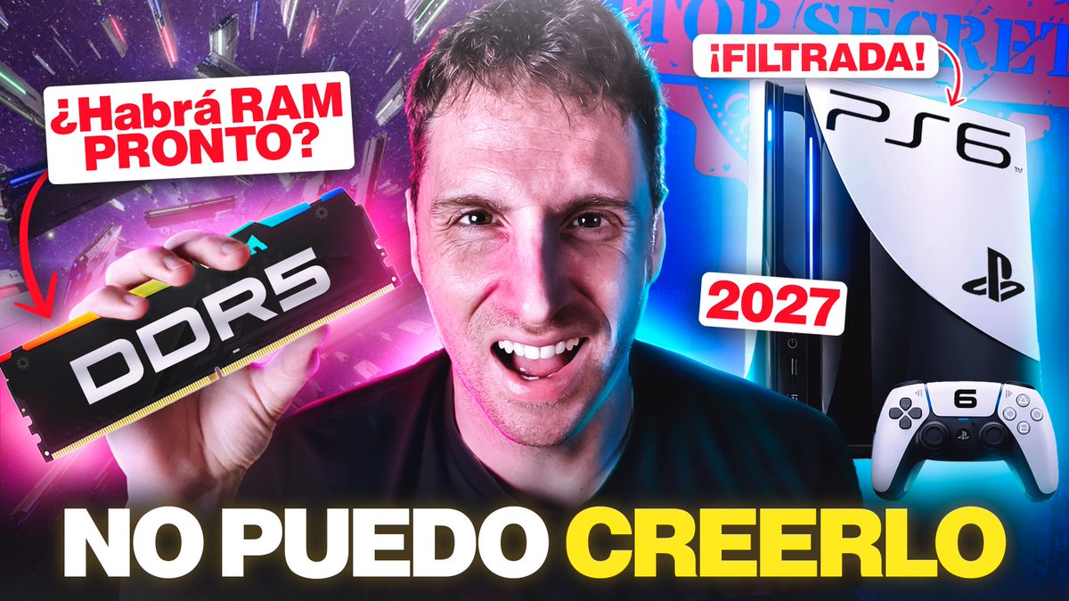 WOW!🎉FIN de la CRISIS de RAM en 2027? | PlayStation 6 el año que viene!! ¿30GB de memoria?👉🏻youtu.be/qdYc7aACTL0