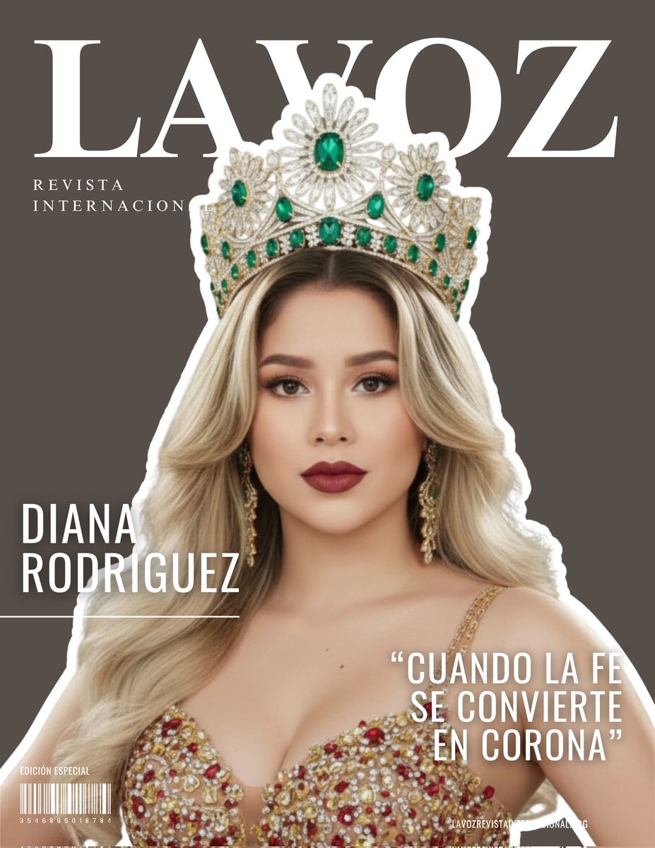 #LaVozRevistaInternacional 

DIANA RODRÍGUEZ 🇪🇨

⭐ @

🌐  lavozrevistainternacional.org/belleza/diana-…

👉🏻 Web: lavozrevistainternacional.org
📱 Contacto Revista La Voz: +51 991981686 (WA)
🎓 Director La Voz: <a href="/ccancharez/">Christian Martin Cancharez Aguirre</a>