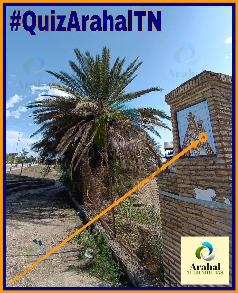 La respuesta correcta es: El detalle forma parte del azulejo de Nuestra Señora de Araceli, situado en la puerta de la fábrica de aceitunas de mismo nombre.

¡Enhorabuena a <a href="/gloguni16/">Gloria SFC 🇪🇦</a> por acertar!👏🏼

¡Muchas gracias por participar!😊

A continuación, nueva entrega de #QuizArahalTN