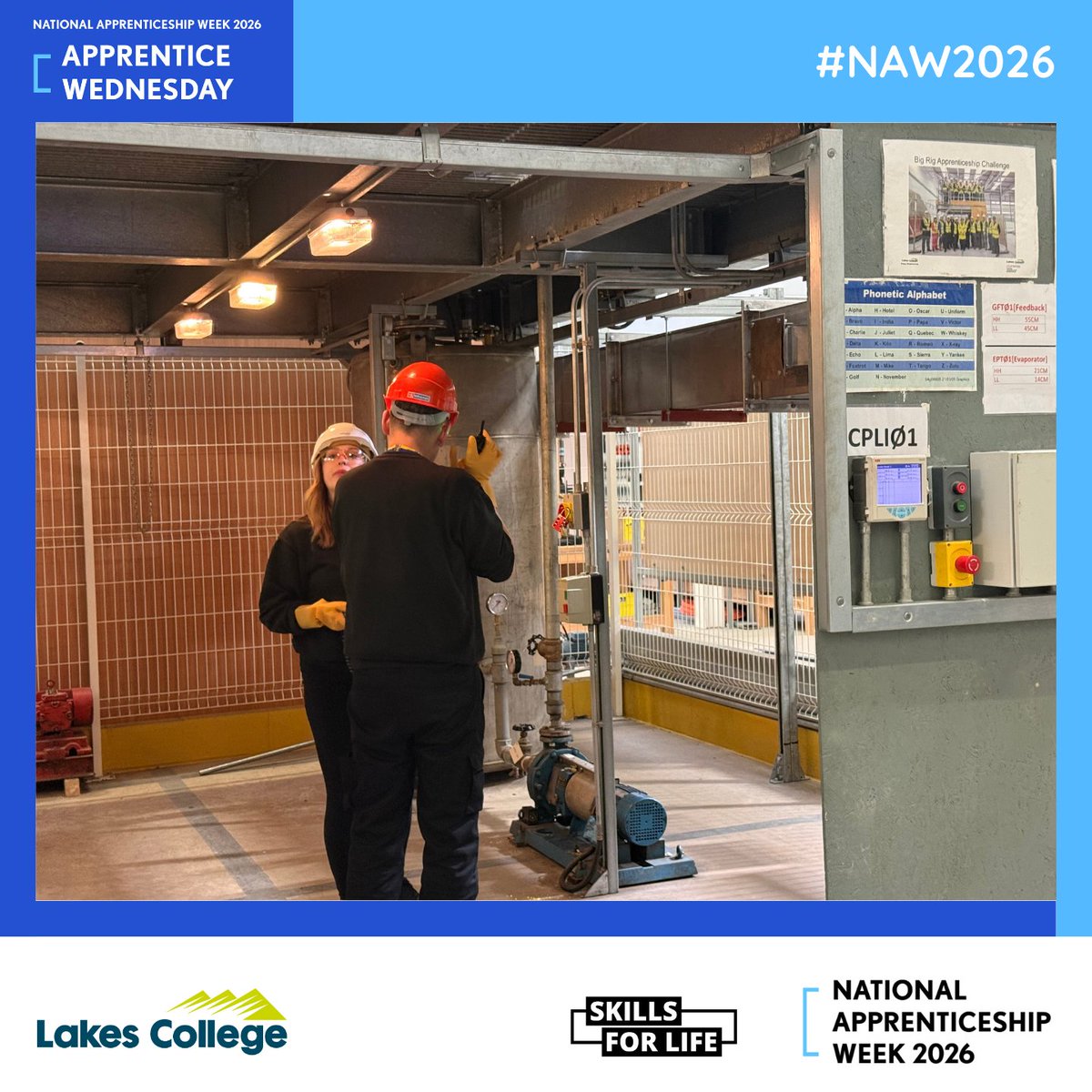 lakescollege's tweet photo. 🌟 NAW 2026 | Apprentice Wednesday 🌟
 
Sellafield Ltd apprentices, studying Health Physics Monitoring, took part in a Big Rig activity at Lakes College designed to simulate nuclear radiological practices and human performance tasks.
 
#NAW2026 #ApprenticeWednesday https://t.co/NIMVMoGi4n
