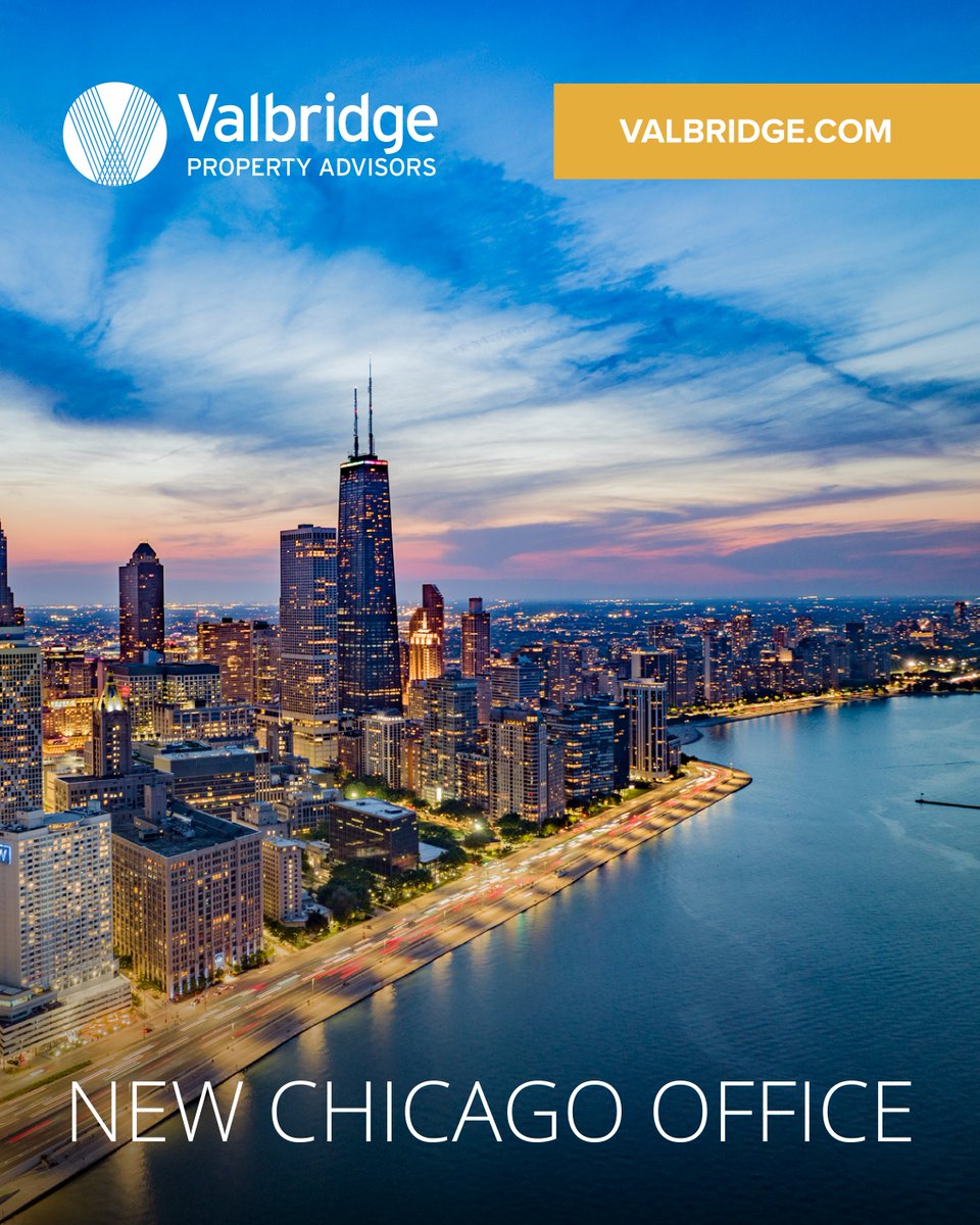 Valbridge Property Advisors opens its Chicago office, led by Matthew M. Magdziarz, MAI, AI-GRS. With a seasoned team and deep market expertise, we're proud to expand our footprint in one of the nation’s top commercial real estate markets. Learn more: 
valbridge.com/valbridge-prop…