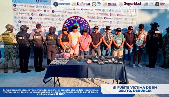 InteraccionNoti's tweet image. 🔴 #Detienen | La Fiscalía General del Estado (FGE)  detuvo en flagrancia a ocho personas durante un operativo conjunto realizado en el municipio de Acapulco de Juárez.
En un comunicado difundido la jornada del miércoles,  se dio...
interaccionnoticias.com.mx/?p=100161