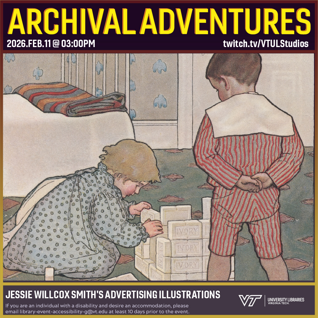 This week we head to the turn of the 20th century and the iconic advertising illustrations of Jessie Willcox Smith from magazines such as "Ladies' Home Journal" and "Good Housekeeping".

Come explore with us on #Twitch at 3:00 p.m. 🔗 twitch.tv/Rogan27
#ArchivalAdventures