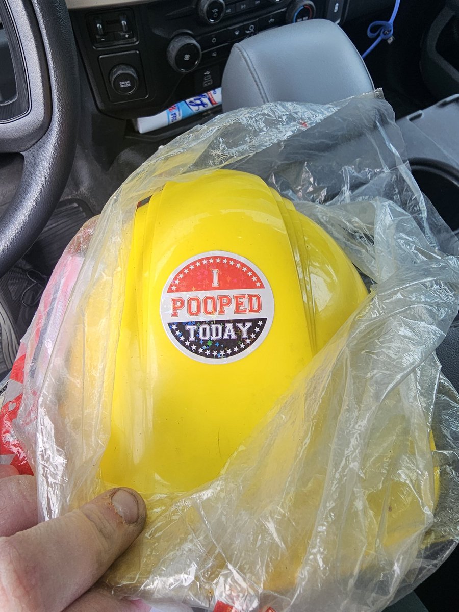 Have this for when I go on construction sites for delivery. Just added my first sticker.