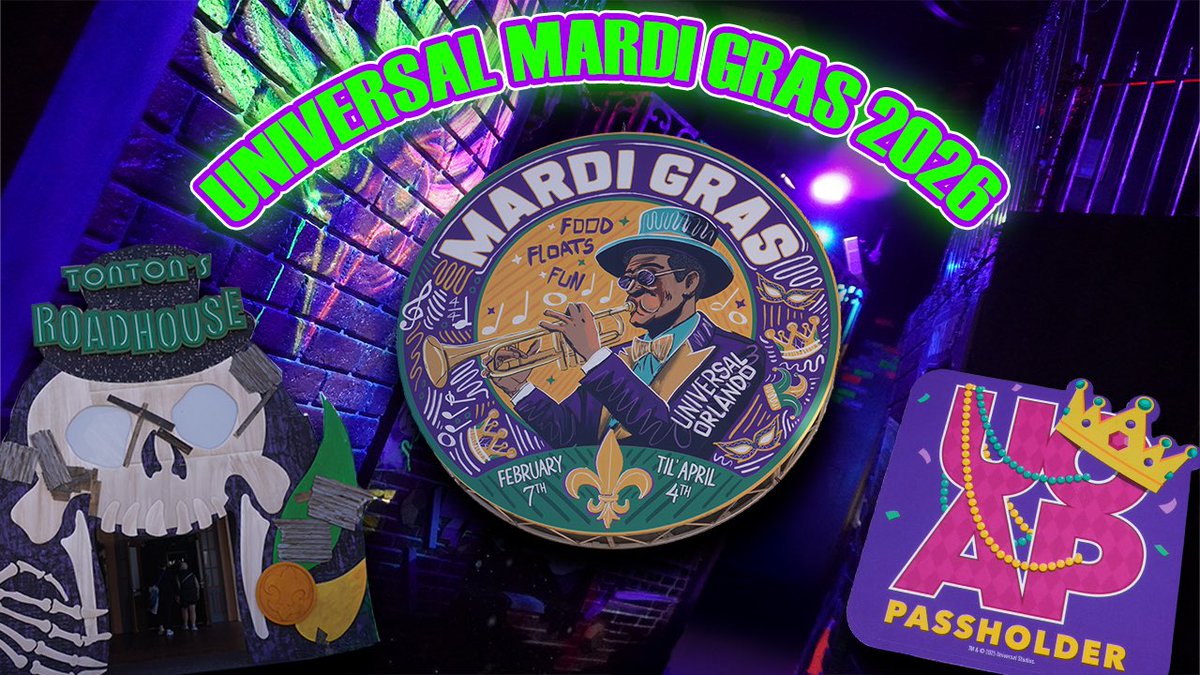 🚨New Video Alert🚨
I headed to Universal Orlando to check out EVERYTHING for the 2026 Mardi Gras celebration! From exclusive eats to a signature drink and all the limited-time merch — I'm breaking it all down in the new video now!
Watch now on YouTube: youtu.be/eRW7RFSfaEQ