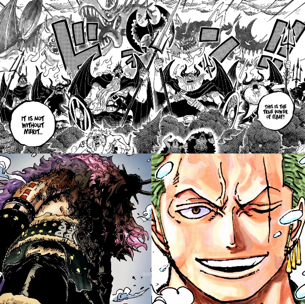#ONEPIECE1174 
This army was created and hyped just to be Zoro and Loki warmup 😭