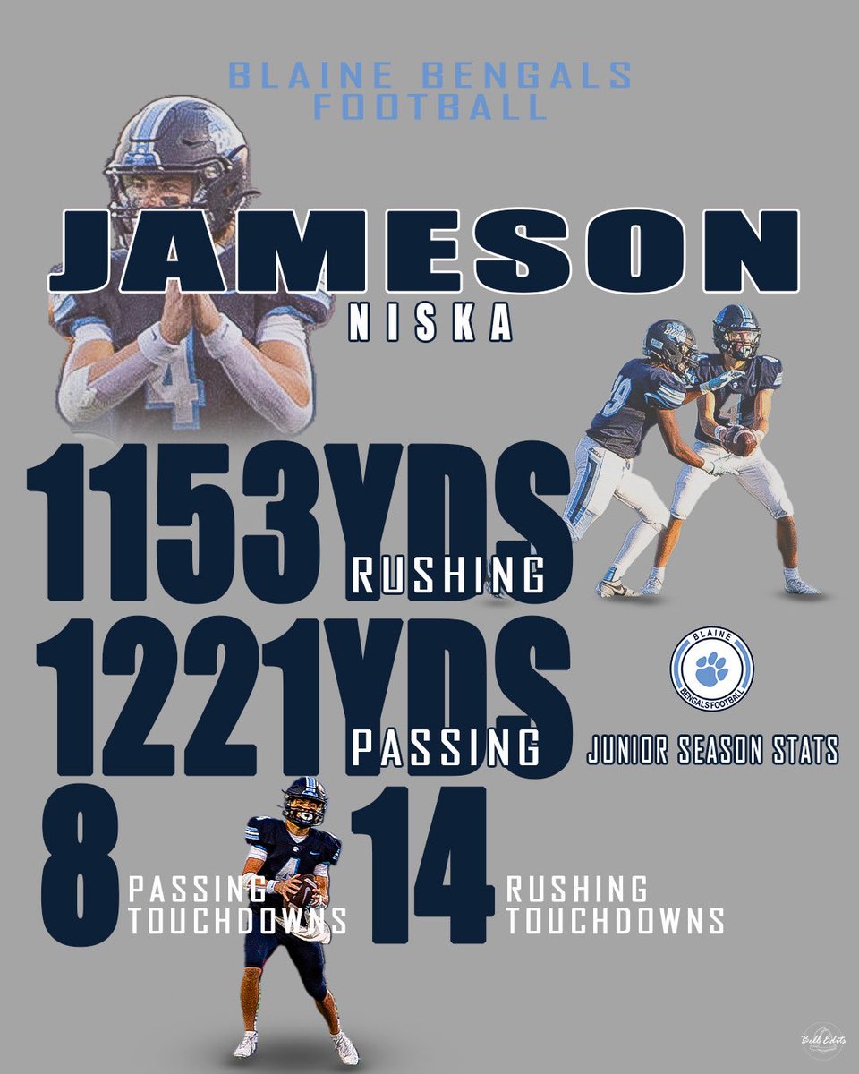 Jamesonniska's tweet image. QB/ATH/Former DB | 6’0” 175 | C/O 2027

Check Out My Highlight Video!
hudl.com/v/2TB1f1

@CoachBell_D @PrepRedzoneMN @OJW_Scouting @nextlevelmn @BlaineFootball