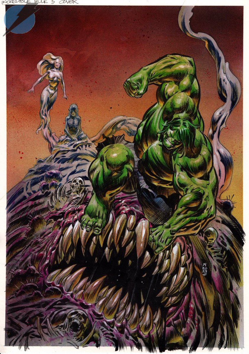 skullface_cmx's tweet image. Nic Klein is among this generation's best talent, his work on the Hulk is phenomenal. Would love to see a horror series penciled by him.