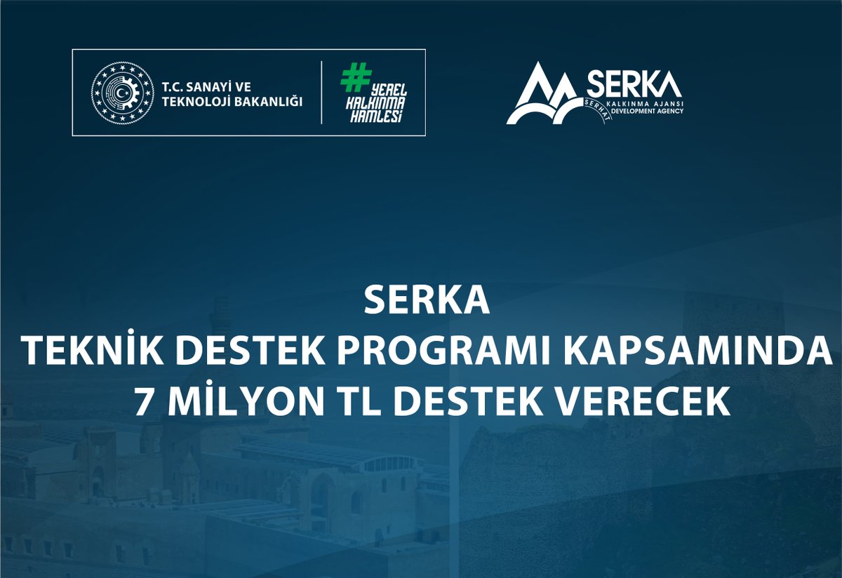Serhat Kalkınma Ajansı; Ağrı, Ardahan, Iğdır ve Kars illerinde hayata geçirilecek Teknik
Destek Programı için teklif çağrısına çıktı. yenisayfa.com.tr/haber/serka_te… <a href="/Serka_TRAII/">SERKA</a> <a href="/NKaraca75/">Nurullah Karaca</a>