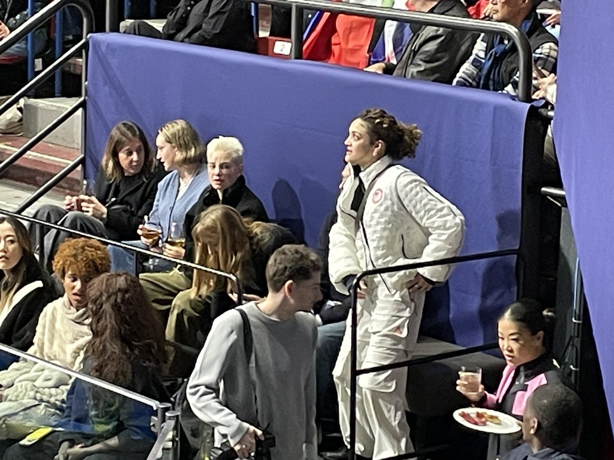 Laurie Hernandez is in the house tonight for the free dance. #MilanoCortina2026 #Olympics2026